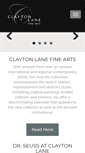 Mobile Screenshot of claytonlaneart.com